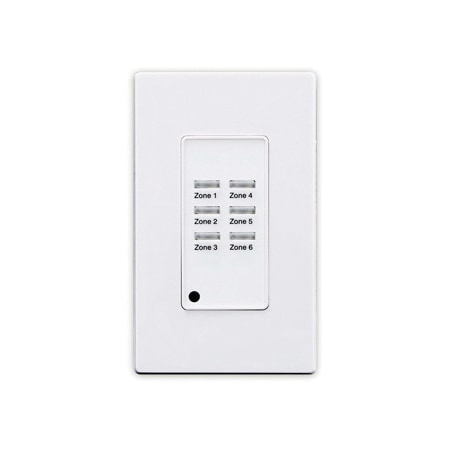 Leviton LIGHTING CONTROL CONSOLES AND ACCESSORIES LV SWITCH 6 BTN WHITE LVS-6W